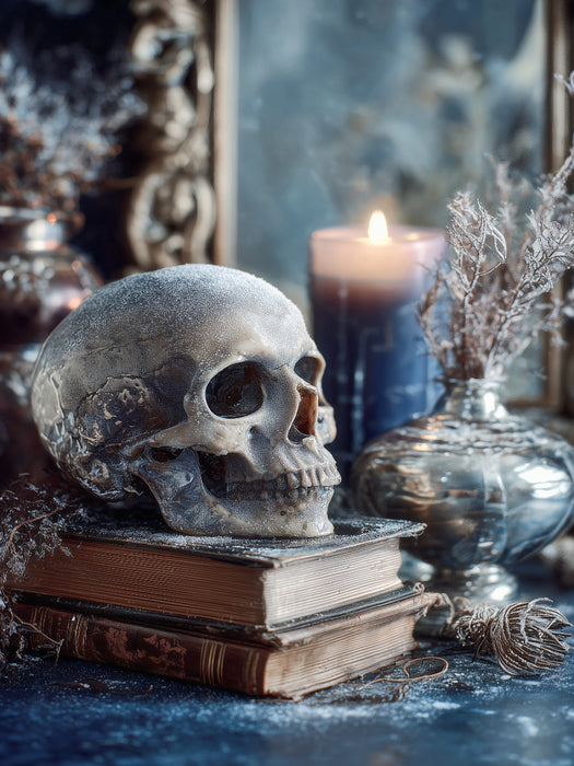 Der Frost küsst die Zeit und alles Leben hält den Atem an - CALVENDO Foto-Puzzle'