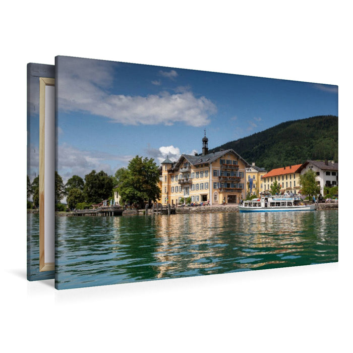 Premium Textil-Leinwand Ein Motiv aus dem Kalender Tegernsee - Im Herz der Natur