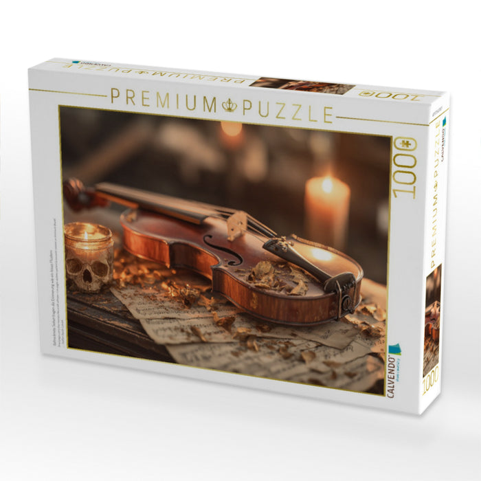 Getrocknete Seiten tragen die Erinnerung wie ein leises Flüstern - CALVENDO Foto-Puzzle'