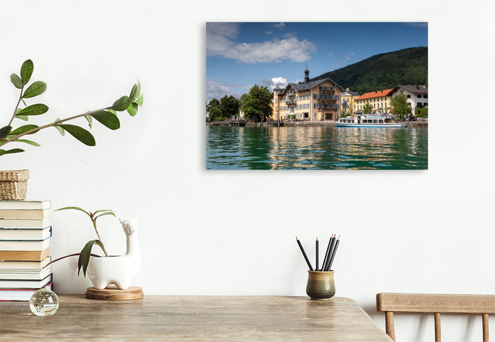 Premium Textil-Leinwand Ein Motiv aus dem Kalender Tegernsee - Im Herz der Natur