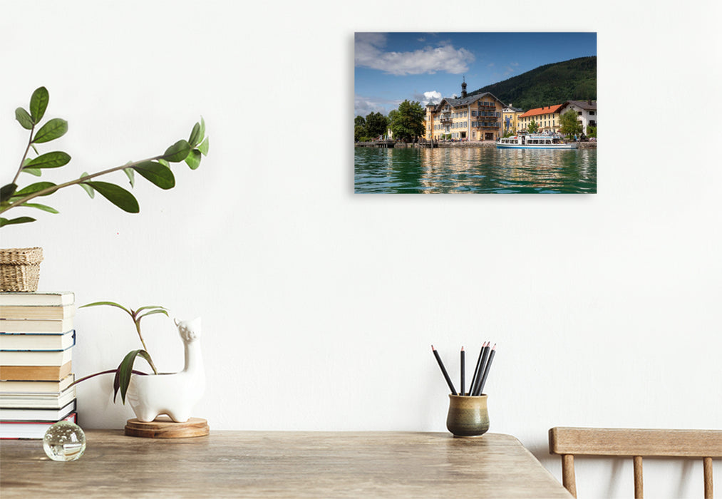 Premium Textil-Leinwand Ein Motiv aus dem Kalender Tegernsee - Im Herz der Natur