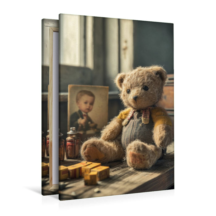 Premium Textil-Leinwand Jedes Spielzeug trägt ein verlorenes Lachen in sich