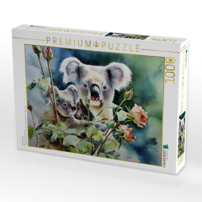 Koala mit Baby - CALVENDO Foto-Puzzle'