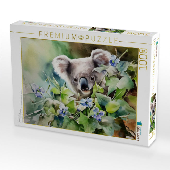 Koala im Frühling - CALVENDO Foto-Puzzle'