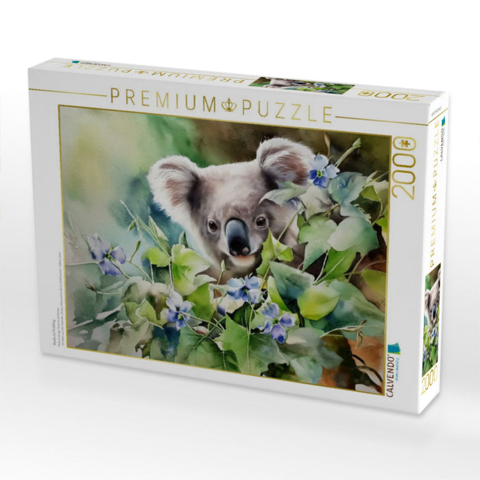 Koala im Frühling - CALVENDO Foto-Puzzle'