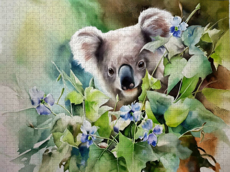 Koala im Frühling - CALVENDO Foto-Puzzle'