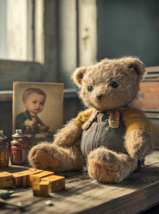 Jedes Spielzeug trägt ein verlorenes Lachen in sich - CALVENDO Foto-Puzzle'