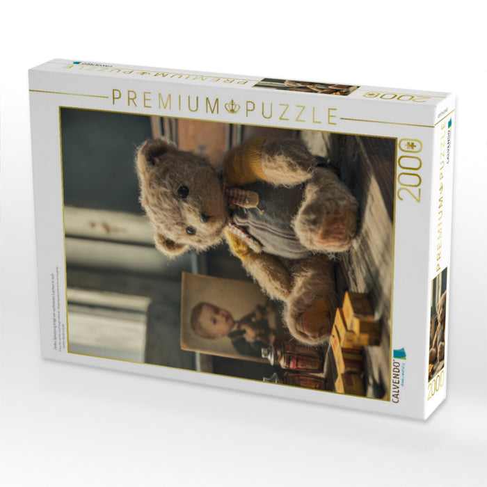 Jedes Spielzeug trägt ein verlorenes Lachen in sich - CALVENDO Foto-Puzzle'