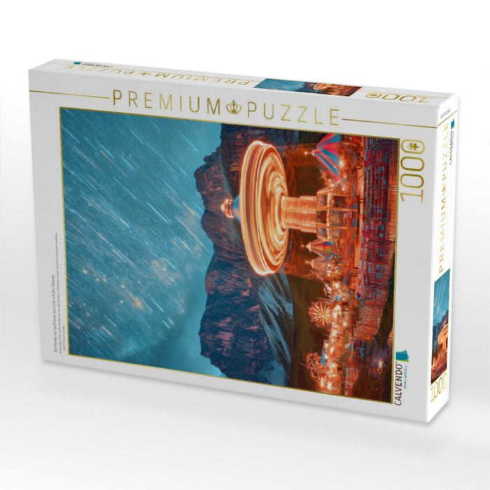 Am Rande der Welt tanzt das Licht mit den Sternen - CALVENDO Foto-Puzzle'