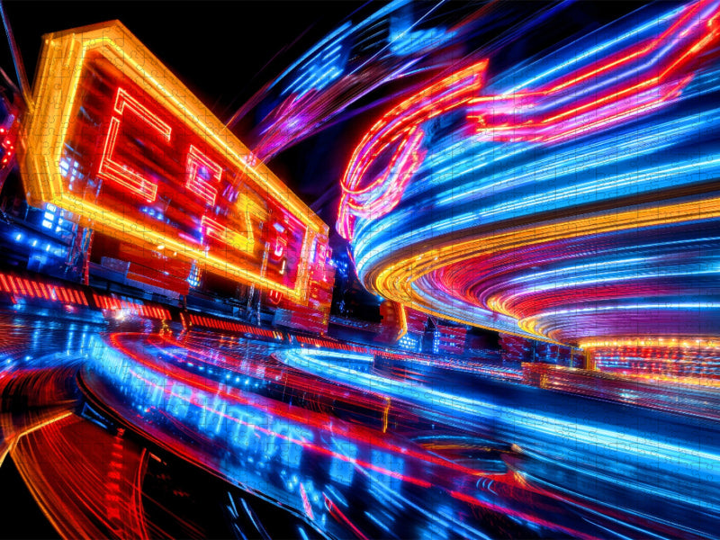 Ein Motiv aus dem Kalender Farbstürme der Nacht - CALVENDO Foto-Puzzle'