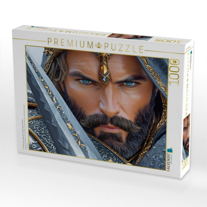 Im Glanz der magischen Klinge liegt die Macht - CALVENDO Foto-Puzzle'