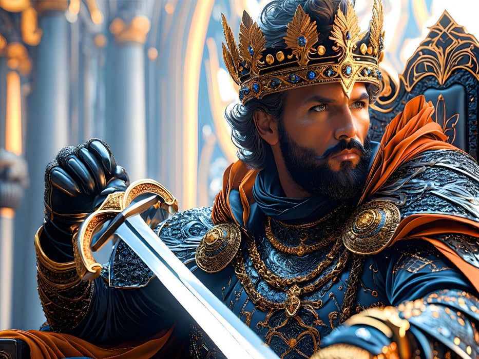 Das Schwert des Königs ist die letzte Hoffnung - CALVENDO Foto-Puzzle'