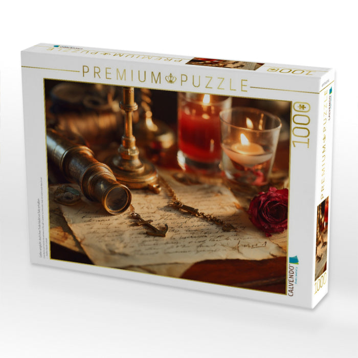 Liebe verglüht, doch ihre Tinte bleibt im Salz erhalten - CALVENDO Foto-Puzzle'