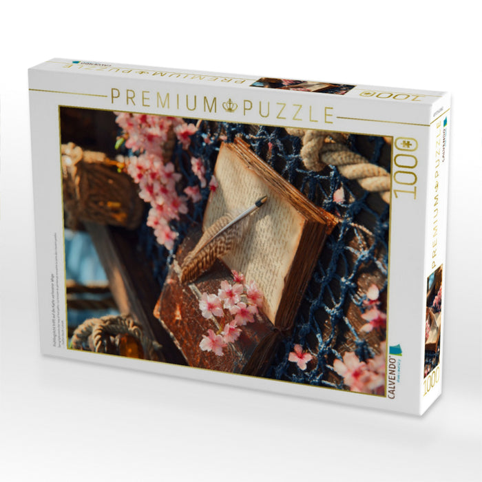 Frühlingslicht trifft auf die Karte verlorener Wege - CALVENDO Foto-Puzzle'