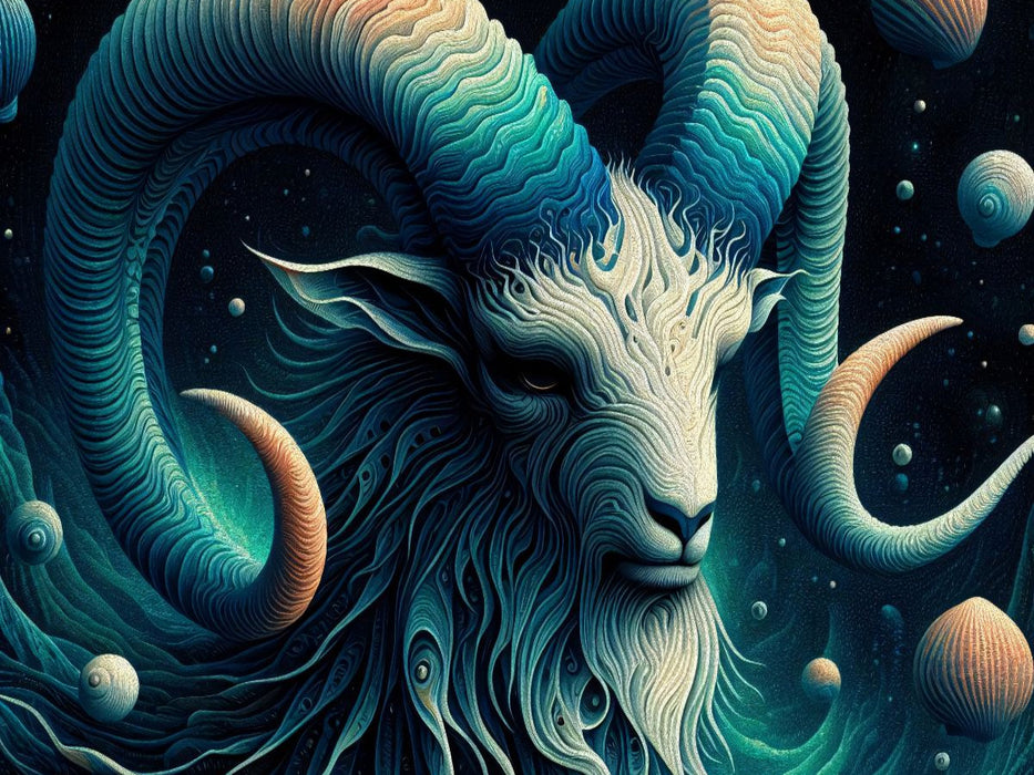 Steinbock im Spiralpanzer - CALVENDO Foto-Puzzle'