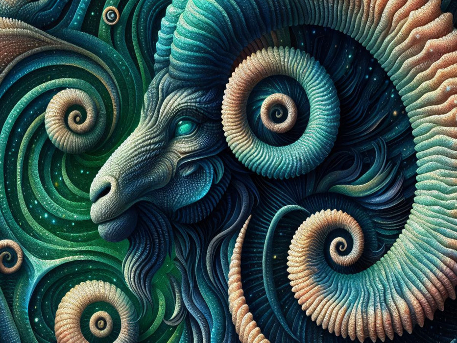 Widder im Spiralsturm - CALVENDO Foto-Puzzle'