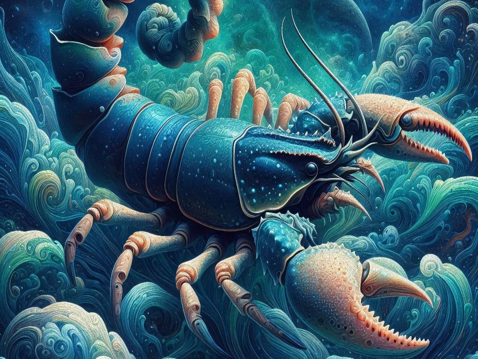 Sternzeichen Skorpion der Tiefen - CALVENDO Foto-Puzzle'