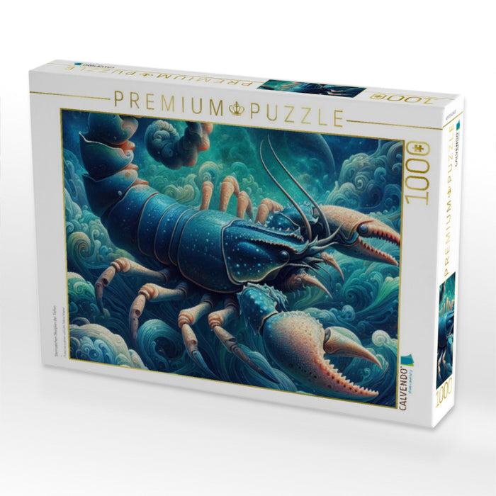 Sternzeichen Skorpion der Tiefen - CALVENDO Foto-Puzzle'