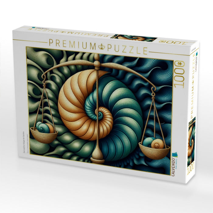 Sternzeichen Waage der Spiralen - CALVENDO Foto-Puzzle'