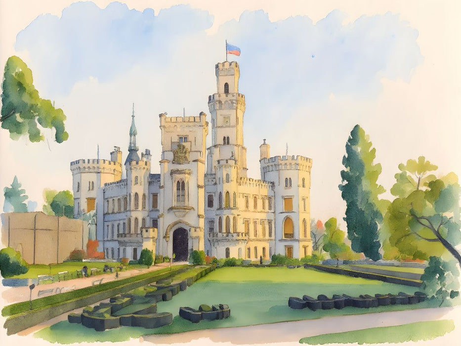 Schloss Frauenberg - CALVENDO Foto-Puzzle'