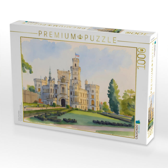 Schloss Frauenberg - CALVENDO Foto-Puzzle'