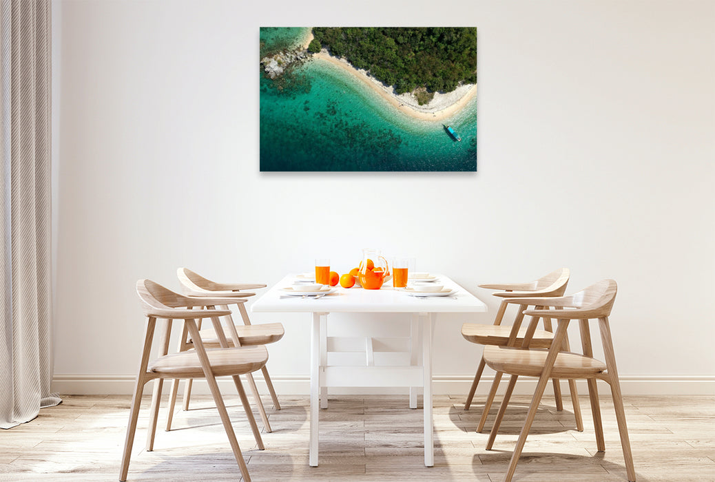 Premium Textil-Leinwand neunziggrad I photoart: indonesien