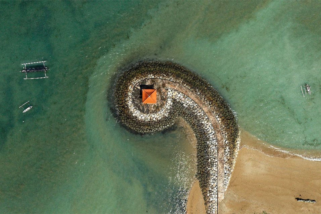 Premium Textil-Leinwand neunziggrad I photoart: indonesien