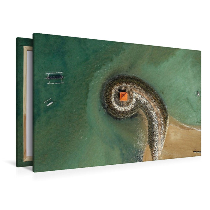 Premium Textil-Leinwand neunziggrad I photoart: indonesien