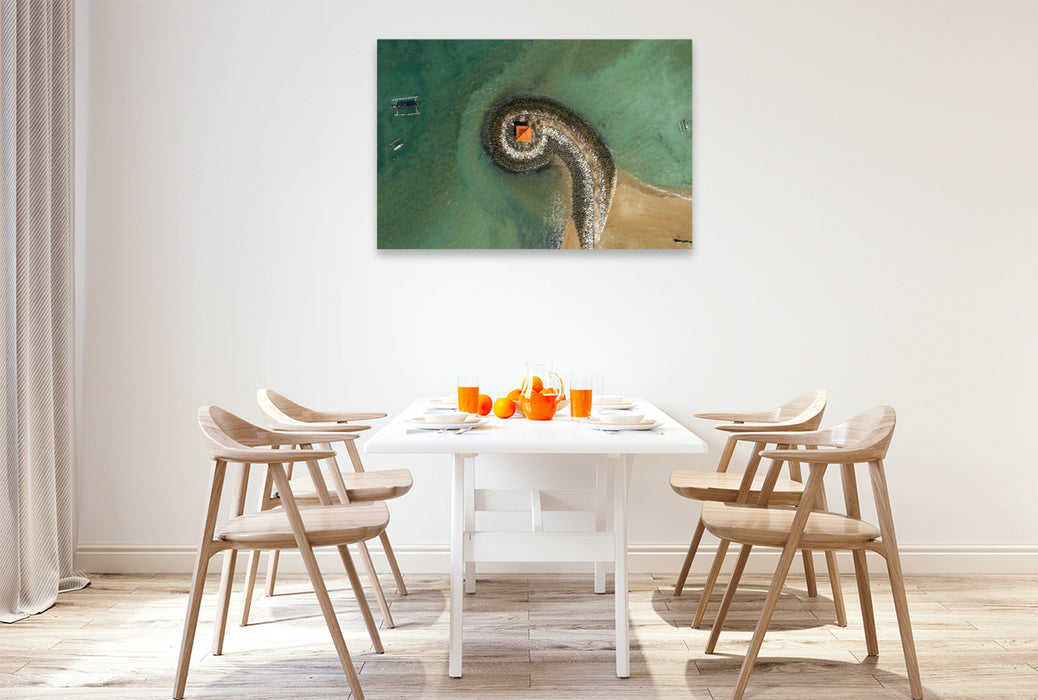 Premium Textil-Leinwand neunziggrad I photoart: indonesien