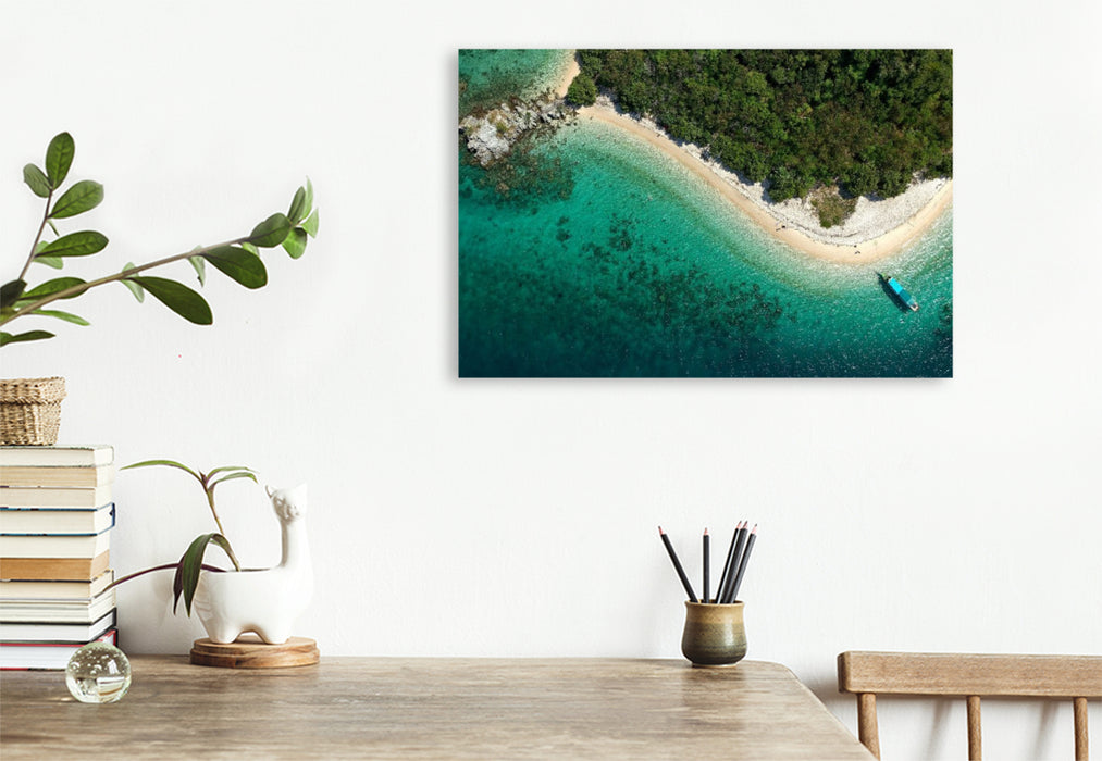 Premium Textil-Leinwand neunziggrad I photoart: indonesien