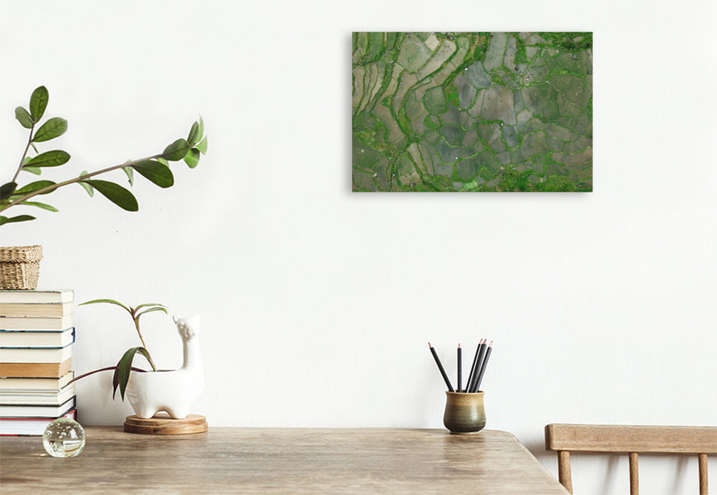 Premium Textil-Leinwand neunziggrad I photoart: indonesien