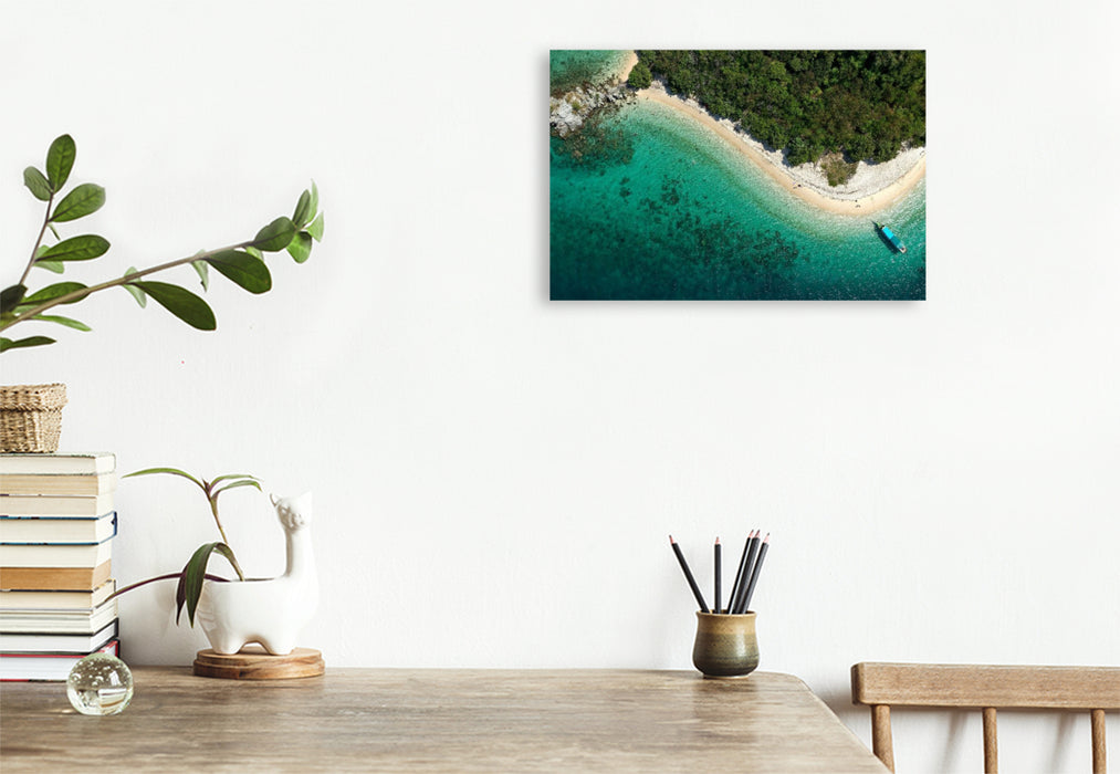 Premium Textil-Leinwand neunziggrad I photoart: indonesien