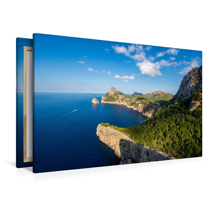 Premium Textil-Leinwand Felseninsel Es Colomer