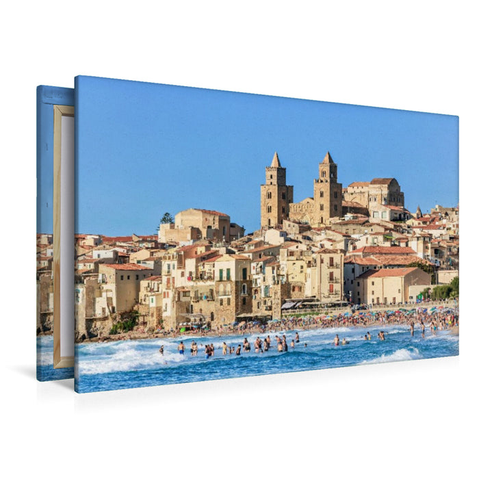Premium Textil-Leinwand Sizilien