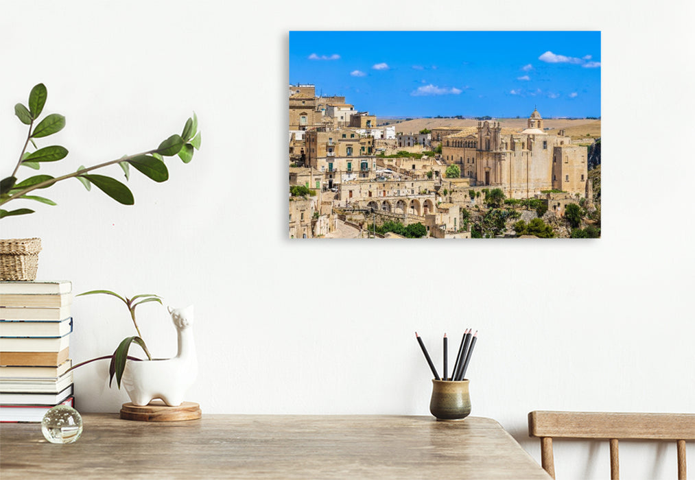 Premium Textil-Leinwand Basilikata in Italien