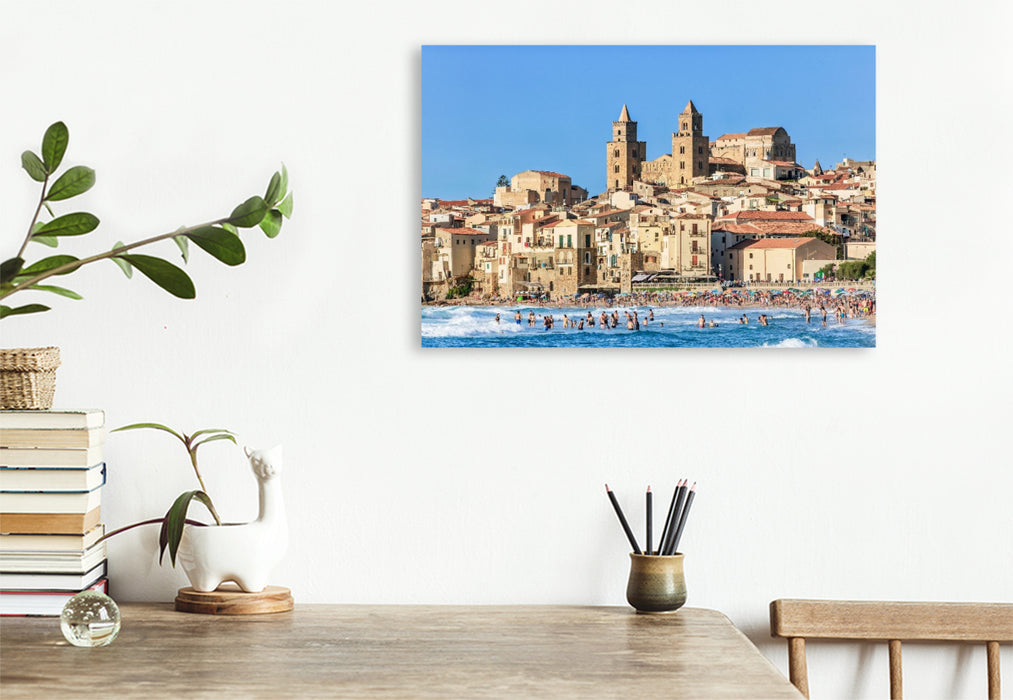 Premium Textil-Leinwand Sizilien