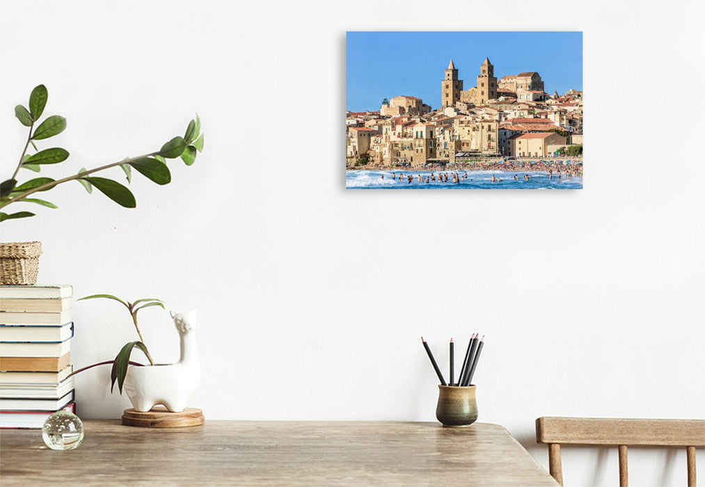 Premium Textil-Leinwand Sizilien