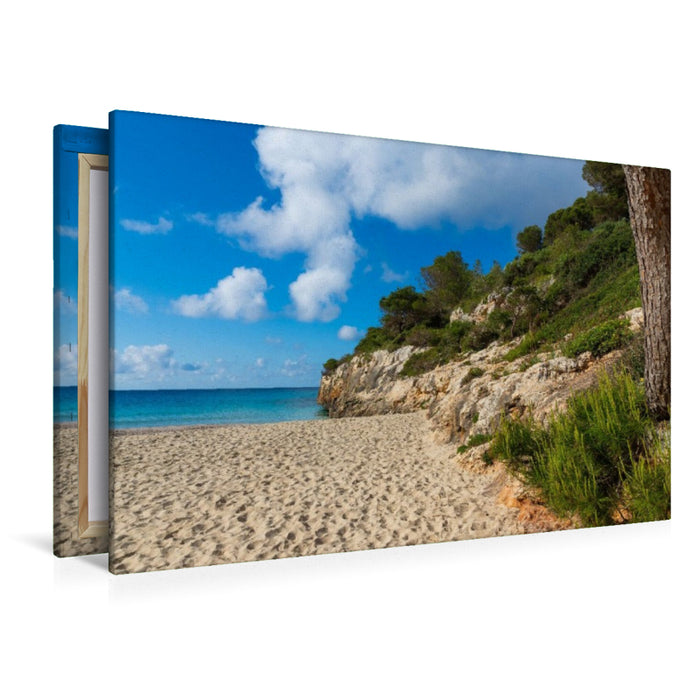 Premium Textil-Leinwand Cala Anguila Beach
