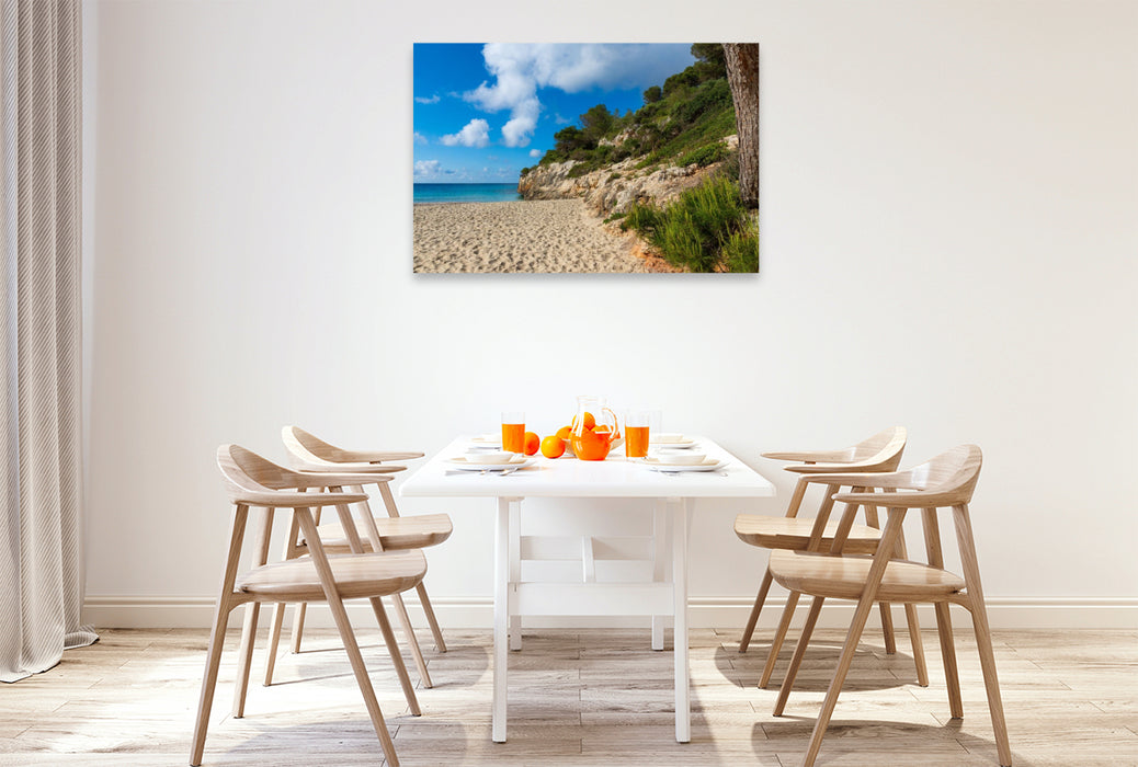 Premium Textil-Leinwand Cala Anguila Beach