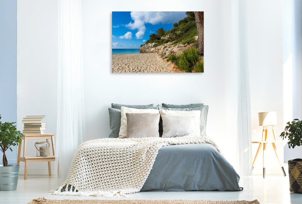 Premium Textil-Leinwand Cala Anguila Beach