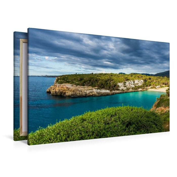 Premium Textil-Leinwand Cala Romantica Bucht Sommer