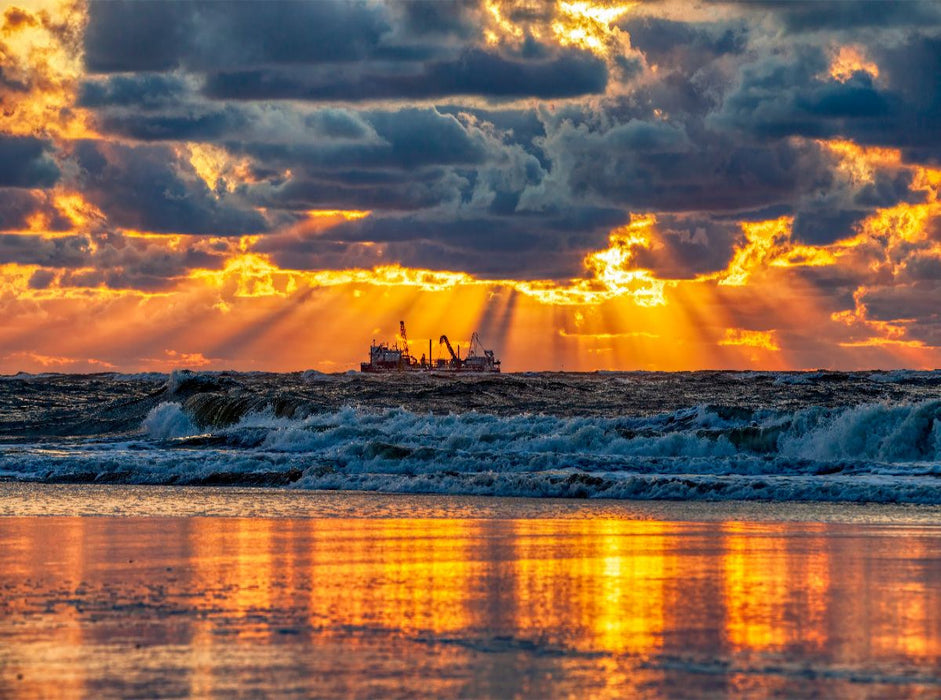 Himmel in Flammen - CALVENDO Foto-Puzzle'