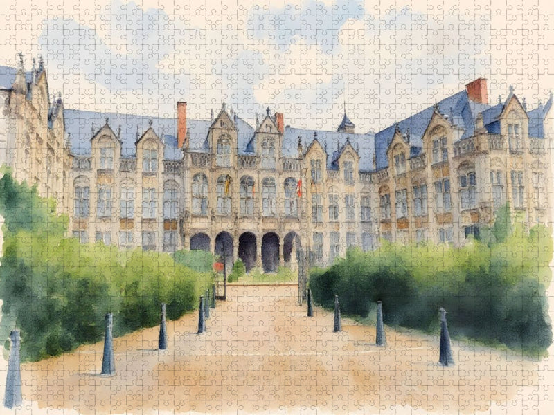 Fürstbischöflicher Palast - CALVENDO Foto-Puzzle'