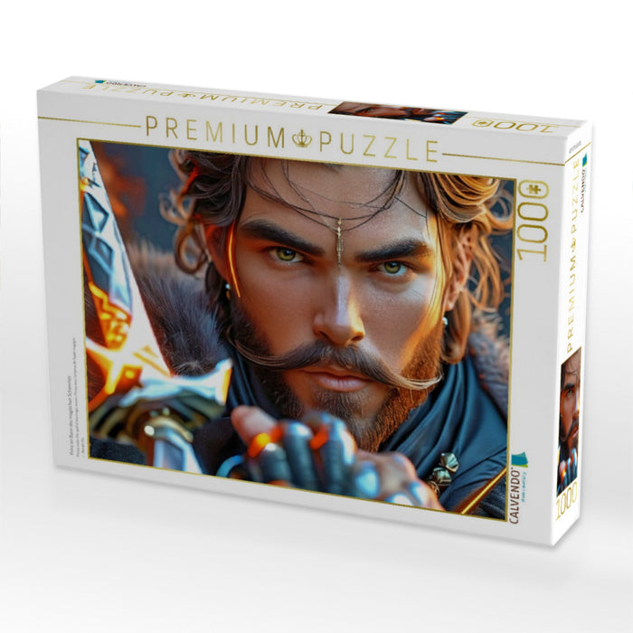 Prinz im Bann des magischen Schwertes - CALVENDO Foto-Puzzle'