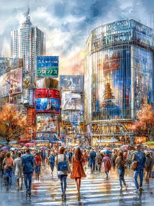 Tokio - Shibuya Kreuzung - CALVENDO Foto-Puzzle'