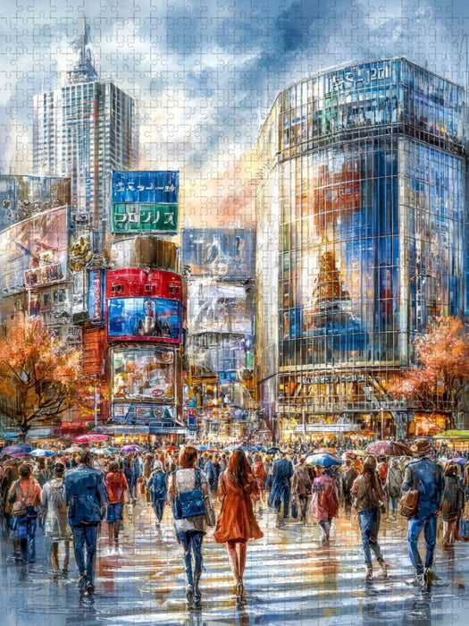 Tokio - Shibuya Kreuzung - CALVENDO Foto-Puzzle'