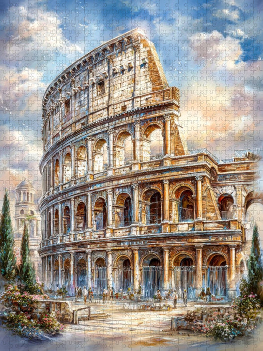 Rom - Kolosseum - CALVENDO Foto-Puzzle'