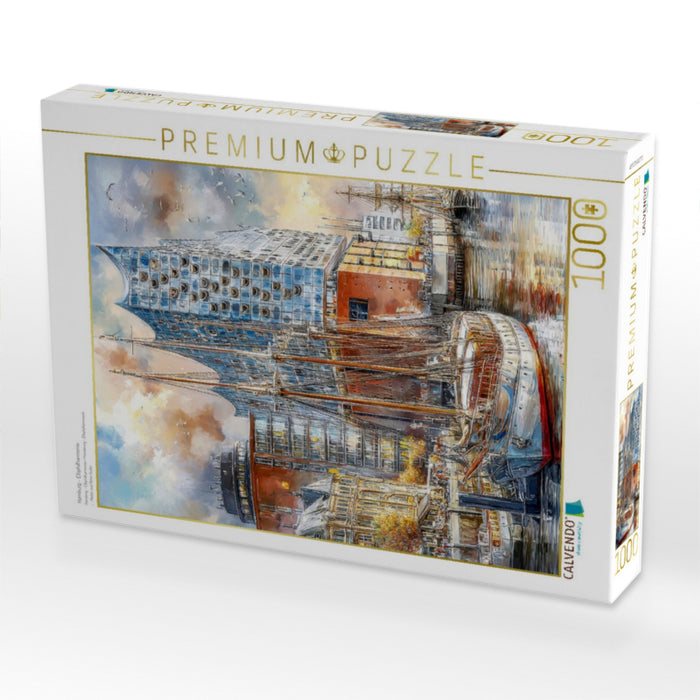 Hamburg - Elbphilharmonie - CALVENDO Foto-Puzzle'
