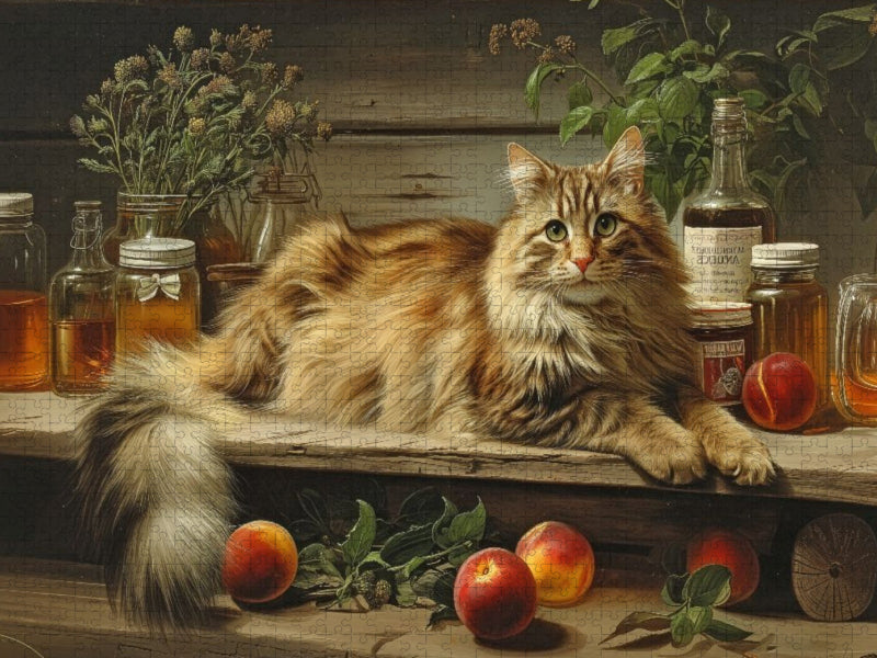 Sommerduft und Samtpfoten - CALVENDO Foto-Puzzle'