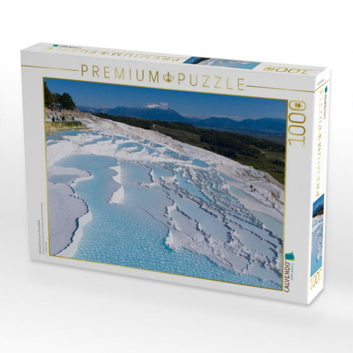 Kalksinterterrassen Pamukkale - CALVENDO Foto-Puzzle'